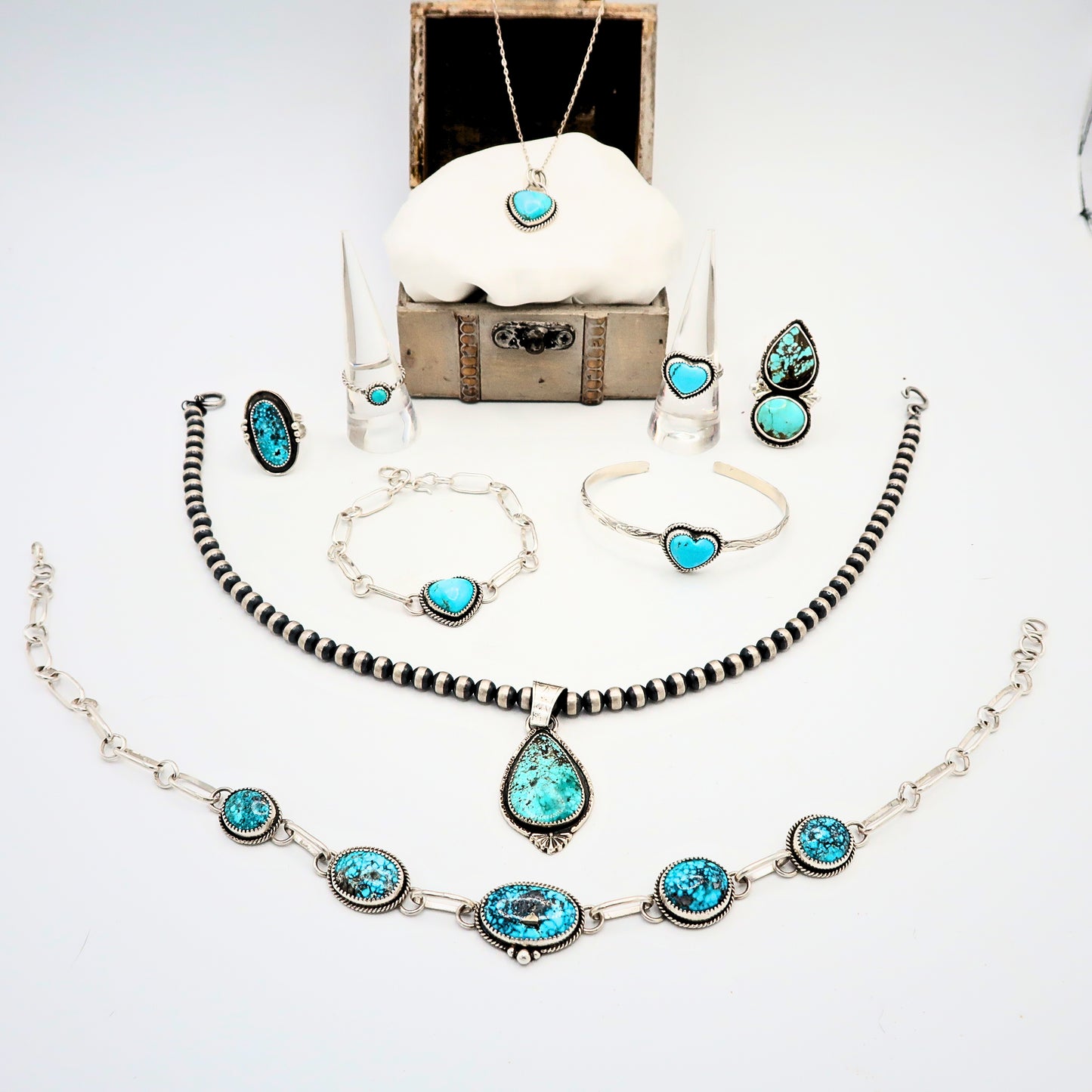 Kingman Turquoise Statement Ring