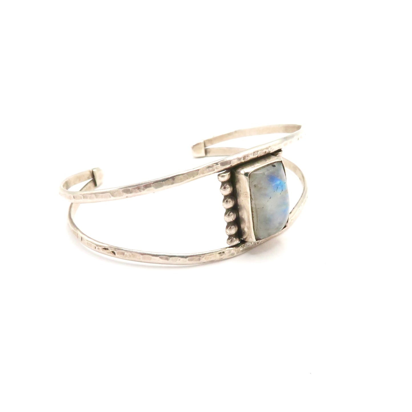 Moonstone Sterling Silver Cuff Bracelet