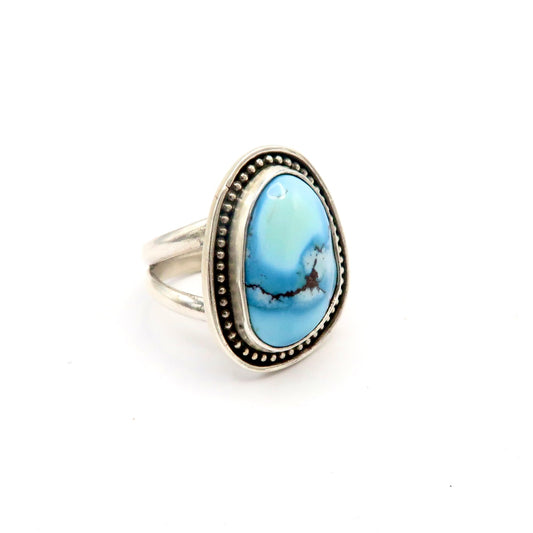 Golden Hills Turquoise Sterling Silver Statement Ring