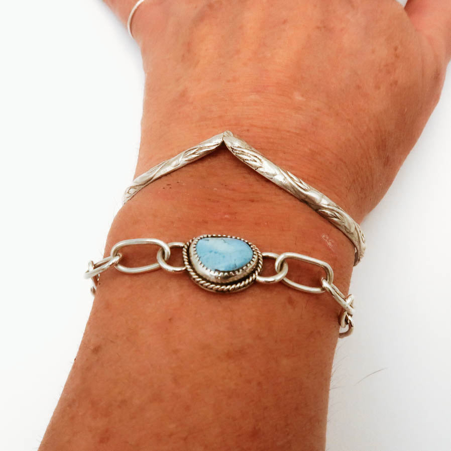 Golden Hills Sterling Silver Chunky Chain Bracelet