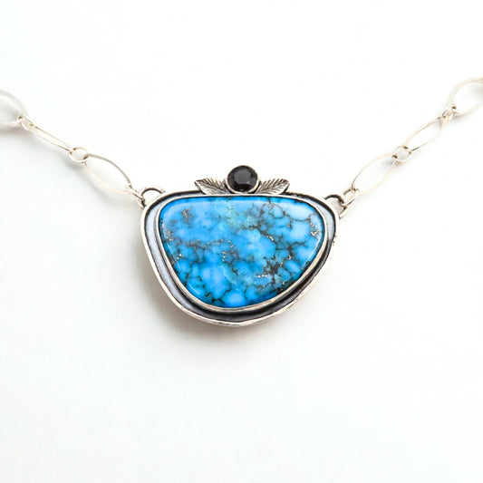 Ithaca Peak Turquoise and Smoky Quartz Necklace