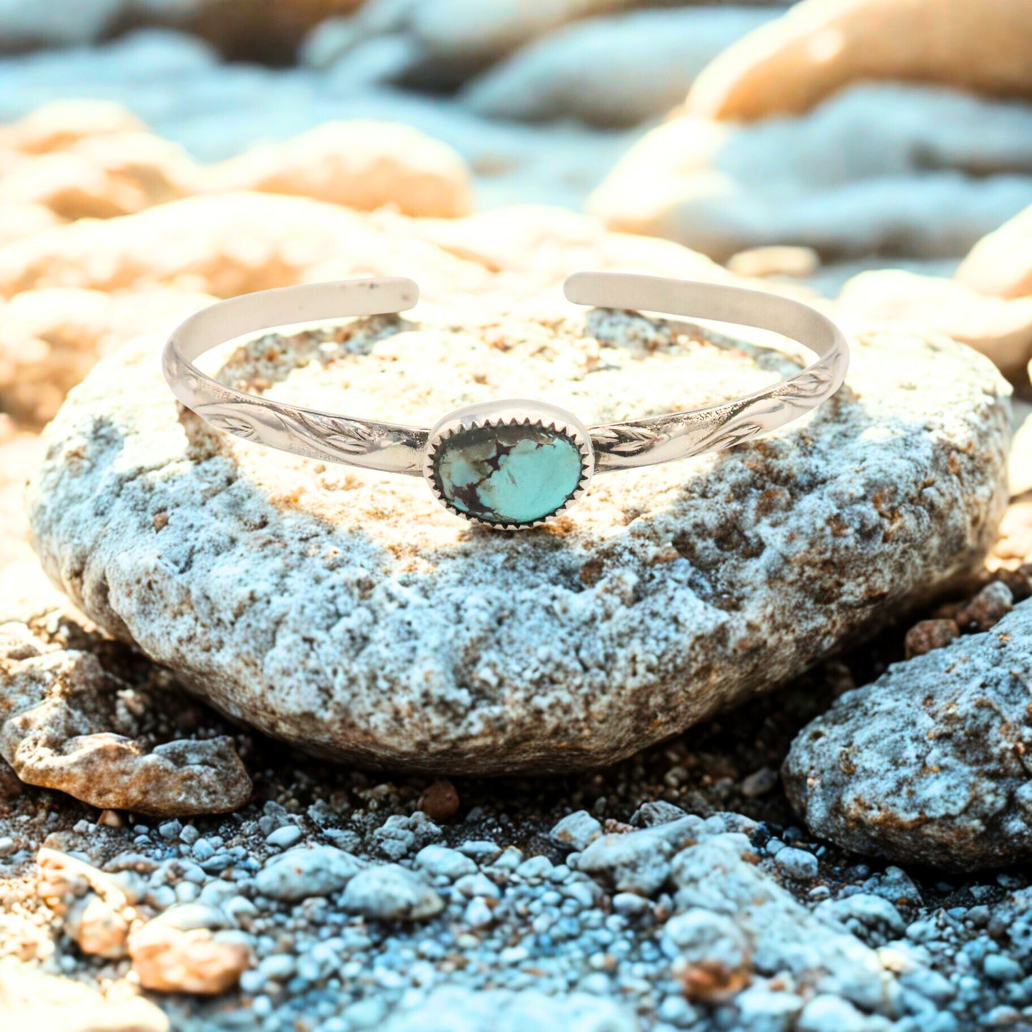 Golden Hills Turquoise Sterling Silver Cuff Bracelet