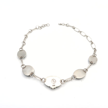 Turquoise Sterling Silver Choker Necklace