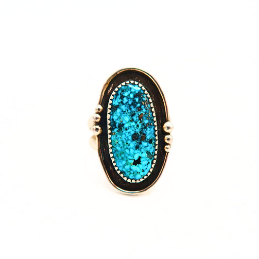 Kingman Turquoise Statement Ring