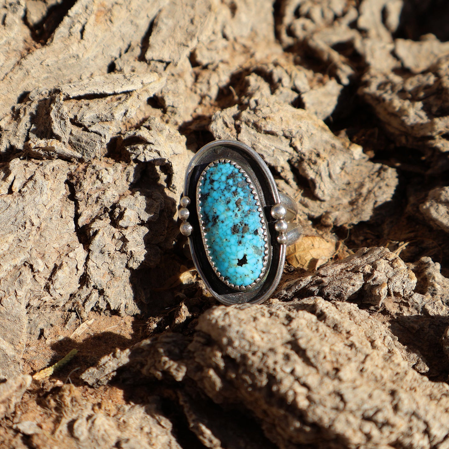 Kingman Turquoise Statement Ring