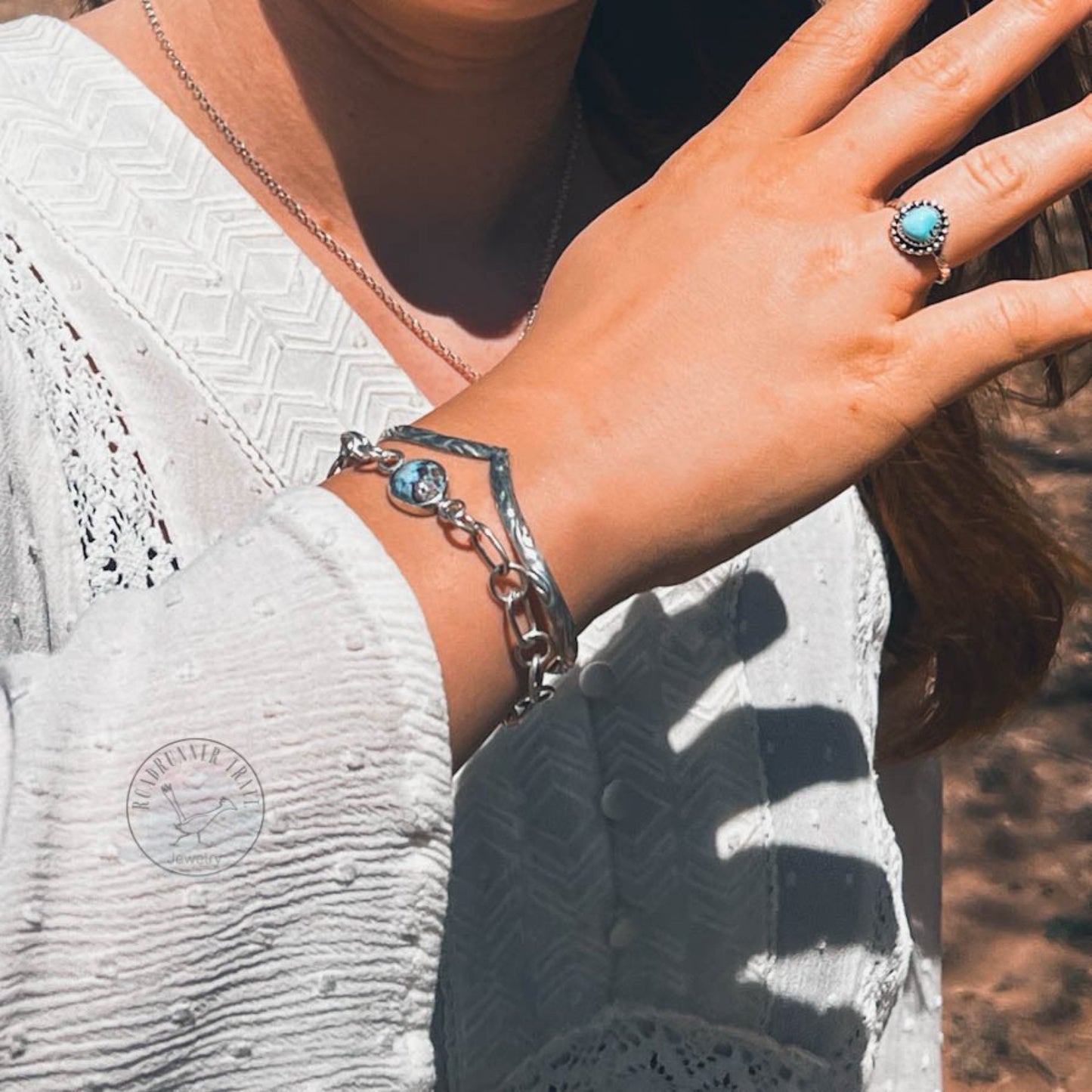 Golden Hills Turquoise Sterling Silver Ring