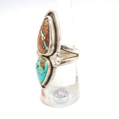 Royston Ribbon Turquoise Sterling Silver Statement Ring