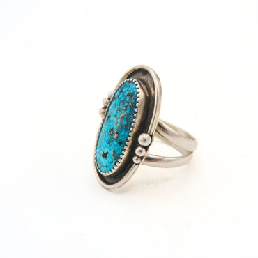 Kingman Turquoise Statement Ring