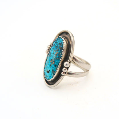 Kingman Turquoise Statement Ring