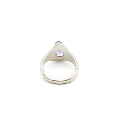 Amethyst and Sterling Silver Cocktail Ring