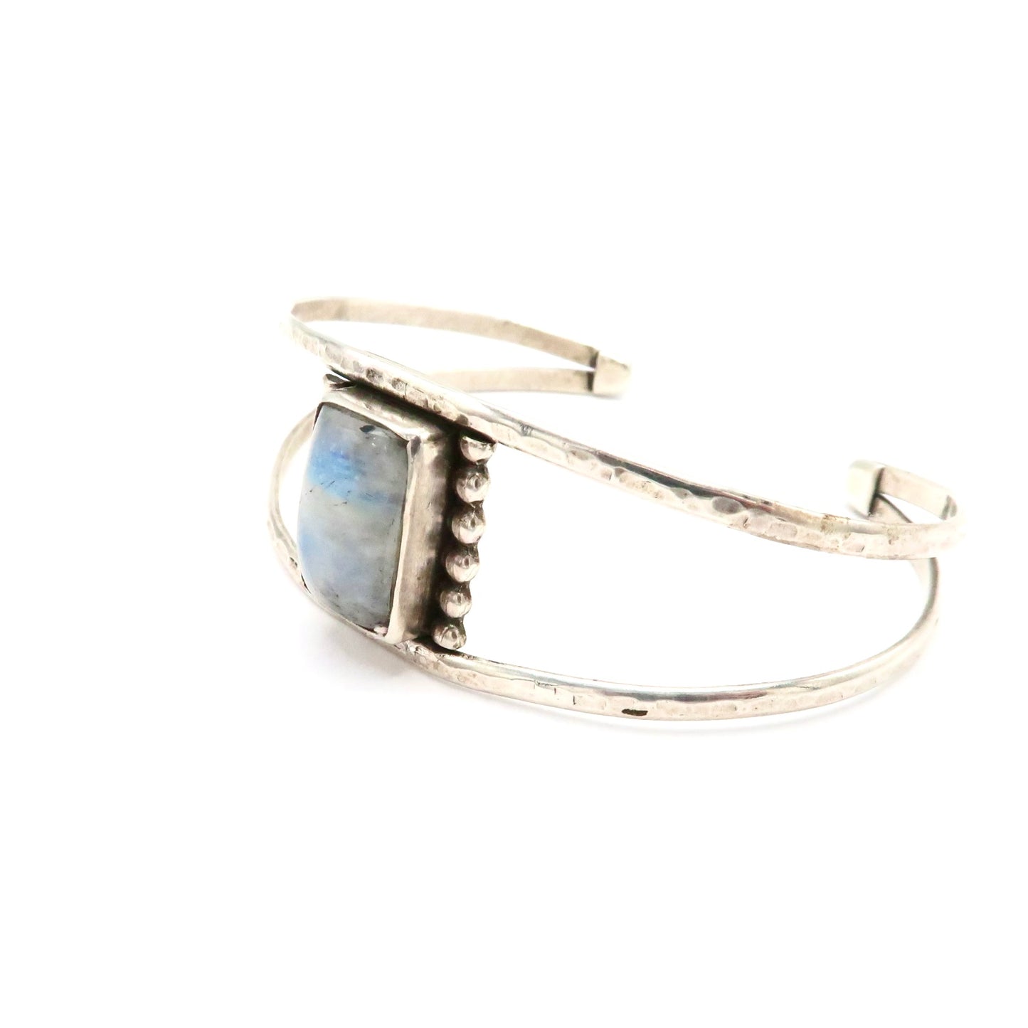 Moonstone Sterling Silver Cuff Bracelet
