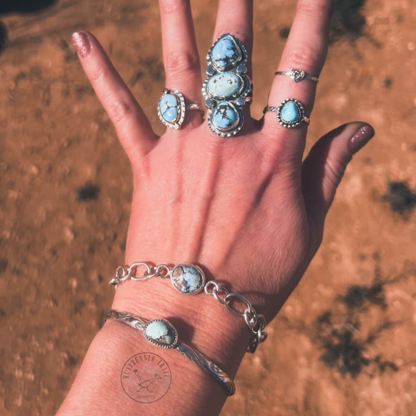 Golden Hills Turquoise Sterling Silver Cuff Bracelet