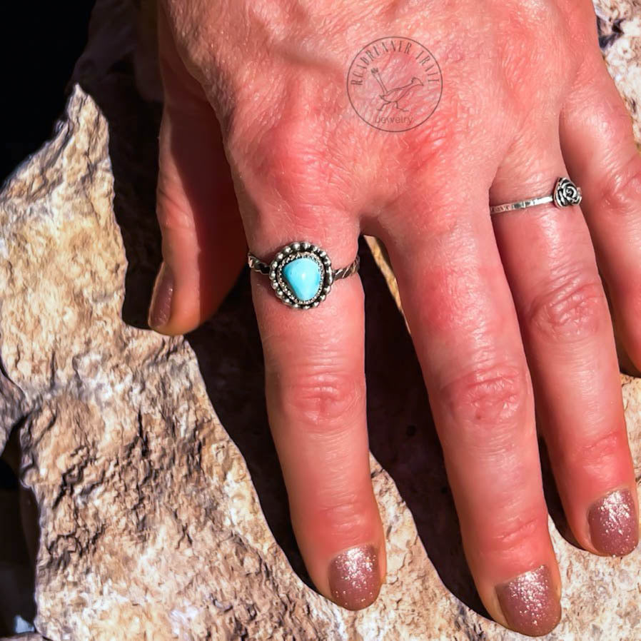 Golden Hills Turquoise Sterling Silver Ring