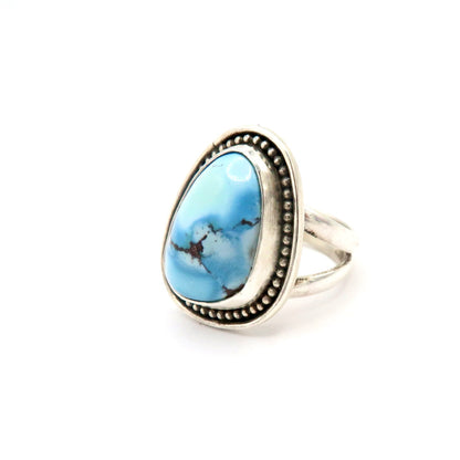 Golden Hills Turquoise Sterling Silver Statement Ring