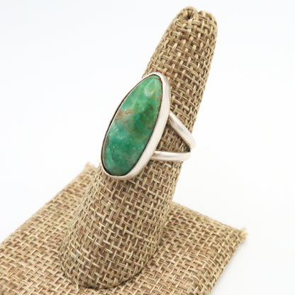 Green Royston Turquoise Sterling Silver Ring